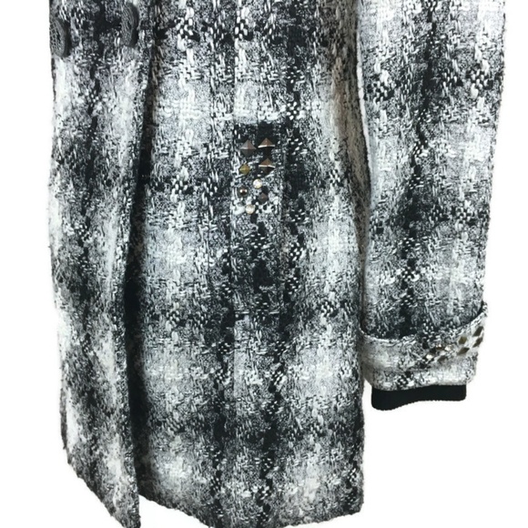 BKE Buckle Whipstich Coat Embellished Size Small - Picture 6 of 8